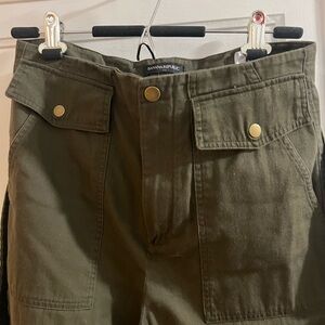 Banana Republic Dark Green Trousers